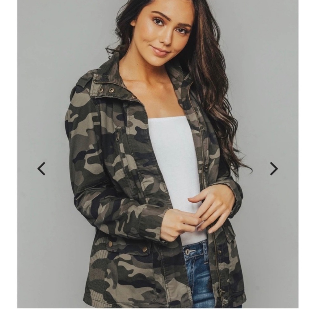 McKie Rae Camo Utility Jacket